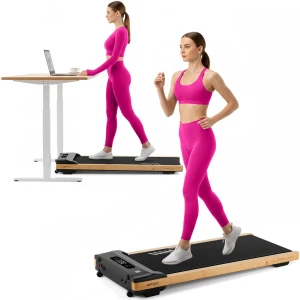 Gymtek® Loopband - Walking Pad - Wandelband voor Onder het Bureau - Inklapbaar - tot 8 km/h - Antislip - tot 110 kg - 2.5 HP - Bluetooth - XT250