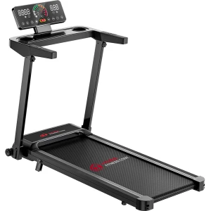 HOMEFITNESSCODE 3-IN-1 opvouwbare Loopband met 10% helling - Elektrische loopband - 1-12 km/u instelbaar - Motor 3,0 pk - LED-scherm - Oppervlak 40 x 97 cm - max. 150 kg