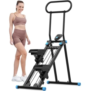 MMP® Crosstrainer - Crosstrainers - Crosstrainer Fitness - Zwart en Blauw - 84cm x 46cm x 127cm
