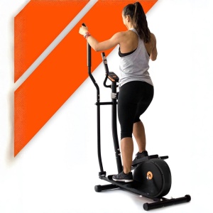 RONN® Crosstrainer - Crosstrainer Fitness - Hometrainer - Zwart - 98cm x 58cm x 152cm