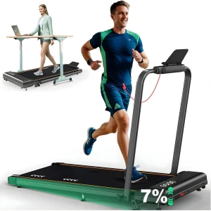 Zyrex® Loopbanden Voor Thuis - Loopbanden Voor Thuis Inklapbaar - Loopbanden Voor Thuis Helling - Zwart - 116cm x 49cm x 13cm