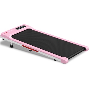 3-in-1 opvouwbare loopband - loopband - elektrisch loopkussen - 5% helling - 1-8 km/u - 2,5 pk motor - 40 cm breed oppervlak - afstandsbediening - LCD-scherm - 130 kg draagvermogen - Roze