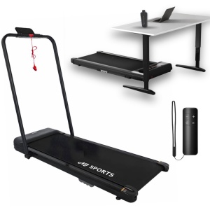 AJ-Sports Loopband - 1 tot 12 km/u - Walking pad - Loopband inklapbaar - Wandelband - Hardloopband - Treadmill - Extra Krachtige 2.0 PK Motor - 12 Programma's - 99% Voorgemonteerd - De perfecte Loopband voor onder het Bureau - Fitness