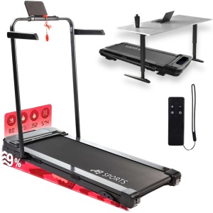 AJ-Sports Loopband Met Helling - 1 tot 12 km/u - 9% Helling Functie - Hardloopband - Walking pad - Wandelband - Treadmill - Extra Krachtige 2.5 PK Motor - Inklapbaar - 12 Programma's - 99% Voorgemonteerd - Fitness - Hyrox