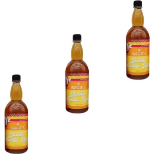 Afvallen met Bregje | Caloriearme Barista Syrup | Vanilla | 3 stuks | 3 x 1 liter