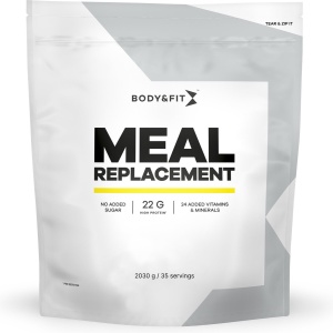 Body & Fit Low Calorie Meal Replacement - Dieetshake - Maaltijdvervanger - Maaltijdshake - Whey- en Melkeiwit - Gewichtsverlies Shake met Havermout- Chocolade - 2030 gram (35 shakes)