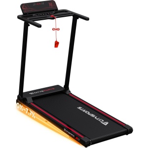 CITYSPORTS WP9 loopband - loopband voor thuis met helling- opvouwbare loopband tot 12 km/u- met LED-display loopbandbureau