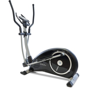 Crosstrainer met grote pedalen en elektronisch weerstandsysteem