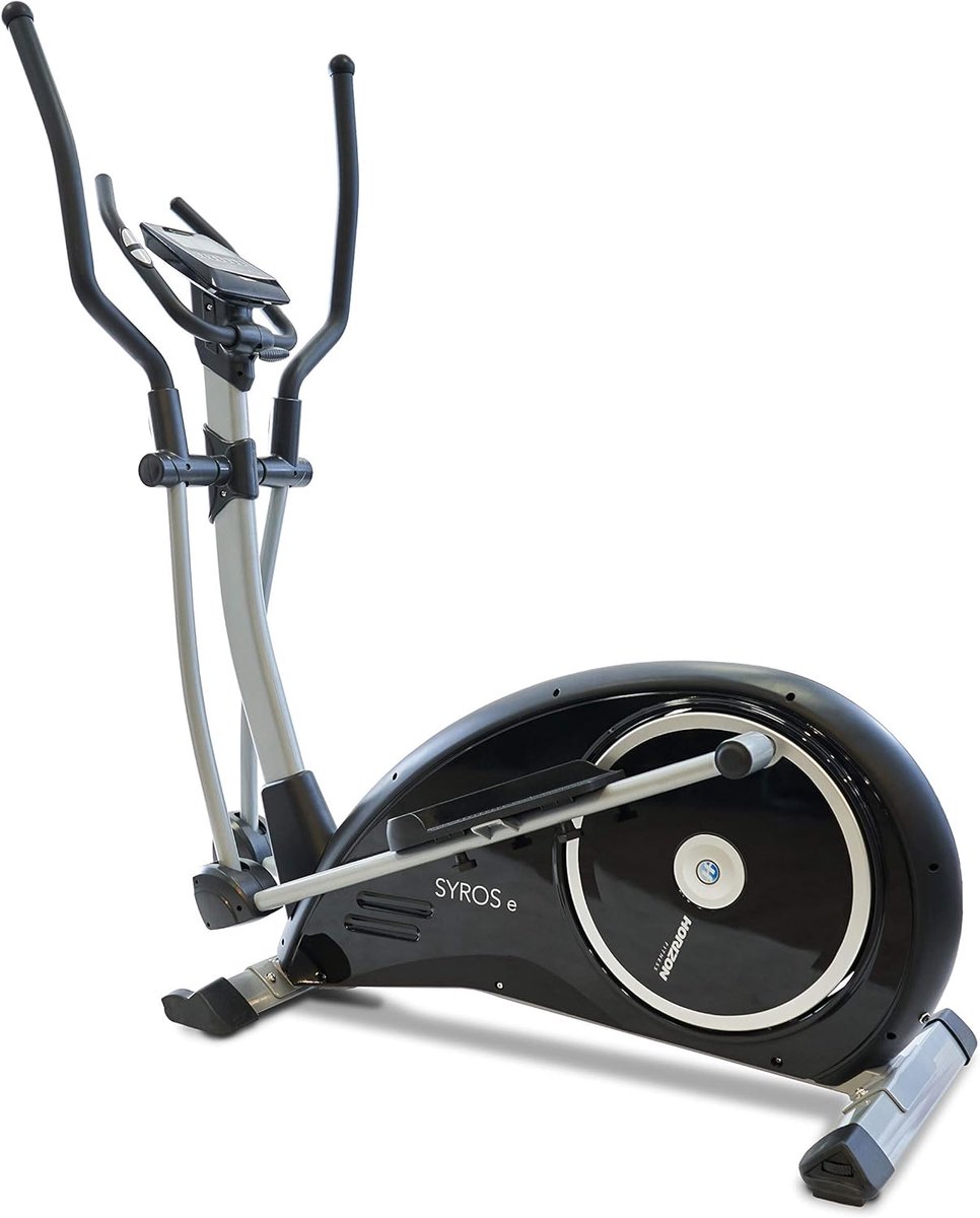 Crosstrainer met grote pedalen en elektronisch weerstandsysteem
