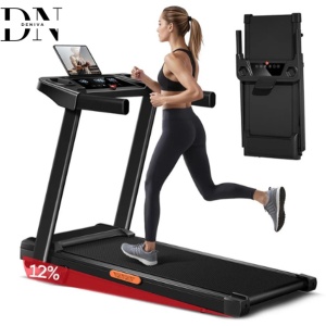 Deniva - Loopband Inklapbaar - 1-12km/u - Walking Pad 3 PK - 12 graden helling - Loopbanden - Fitness - Opvouwbaar - Voor Thuis