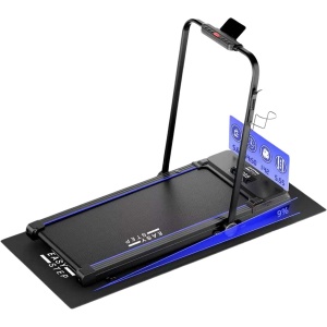 Easystep V12L - Loopband 1-12 km/h Automatische hellingshoek in 9 standen - Incl. Dempende Vloermat/ Smeerolie- Opvouwbaar & Inklapbaar - Wandelband Elektrisch - Walking Pad past onder Bureau - Renband Fitness - Opvouwbare Loopbanden - Walkingpad