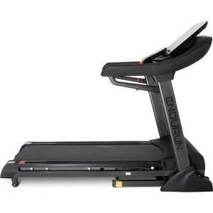 EnduRUN loopband - 18 trainingsprofielen - Hartslagfunctie - Geluidsarm - Opklapbaar - Transportwieltjes