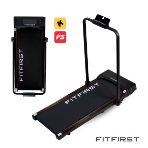 FitFirst® Jogger Pro 1-12 km/h - Makkelijk Inklapbaar En Verrijdbare Loopband - Ingebouwde Speakers - Trainings Apps - Bedieningspaneel en Afstandsbediening - Display met Trainingsinformatie - Telefoonhouder - Bluetooth - Hometrainer Fitness