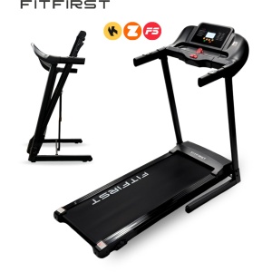FitFirst® Runner 1-12km/u - Zeer Stabiele & Inklapbare Loopband Voor Thuis - Hellingsfunctie tot 5% - Met Apps - FitShow, KinoMap & Zwift - Ruim Loopoppervlak