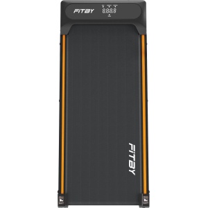 Fitby Loopband - 1-8 km/u - 5 tot 8% handmatige hellingshoek - Max 100kg - Zwart Oranje