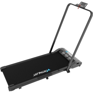 Fithlon Xfold Loopband - Treadmill - 1-12km/u - Inklapbaar - Wandelband - Opvouwbare Loopband - Elektrische Loopband - Bluetooth - Afstandsbediening - Telefoonhouder - Tablethouder