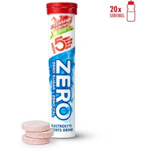 HIGH5 - ZERO Elektrolyten - Suikervrije Elektrolyten Bruistabletten - Caloriearm & Verfrissend - Aardbei & Kiwi Smaak - 1x20 Stuks - Voor Sport & Hydratatie
