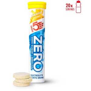 HIGH5 - ZERO Elektrolyten - Suikervrije Elektrolyten Bruistabletten - Caloriearm & Verfrissend - Mango Smaak - 1x20 Stuks - Voor Sport & Dagelijkse Hydratatie