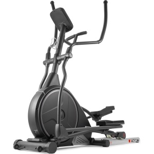 Hop-Sport Crosstrainer HS-160CF Stage - Magnetisch Weerstandssysteem met 12 Programma's, 24 kg Vliegwiel en Onderlegmat - Grijs