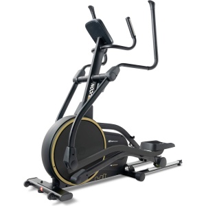 Hop-Sport Crosstrainer HS-250CF Jucon - Elektrisch-Magnetische Roeimachine met 24 kg Vliegwiel, App-Compatibel & Hartslagmeting (Goud)