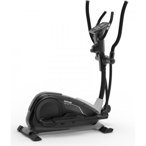 Kettler Crosstrainer Nova M Zwart - Compacte Hometrainer voor Thuisgebruik - 8 Weerstandsniveaus - LCD Trainingscomputer - Hartslagmeting - Fluisterstil - Beginnersmodel - Fitnessapparaat met Transportwielen