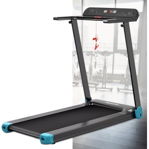 Loopband- Inklapbaar - 1-12km/u - Wandelband - Walking Pad - Opvouwbare Loopband - Walkingpad - Treadmill - Zwart