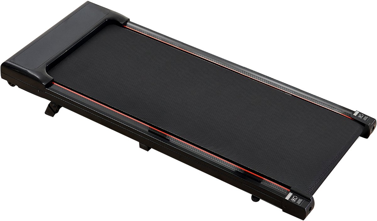 Loopkussen, Loopband met Helling voor Onder Het Bureau, Functioneel Loop- En Joggingapparaat voor Thuis, Draagbaar Loopkussen met 2,5 Pk En 120 Kg Draagvermogen
