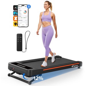 MERACH Elektrische loopband - 3.5HP - Snelheid 1~6.5 km/h - 12% Verheffing - LED-scherm - APP Verbonden - Afstandsbediening - Maximaal gewicht 150 kg