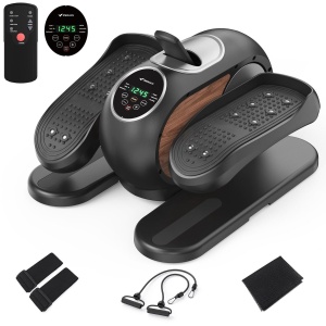 MERACH Mini - Crosstrainer voor thuis - Automatische & handmatige modus - Geruisloos & ruimtebesparend - 12 weerstandsniveaus