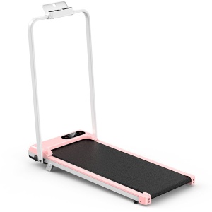 Opvouwbare loopband - 3-in-1 loopband met 7% helling - Walking Pad 1-8 km/u instelbaar - Oppervlak 38,5 x 90 cm - Roze