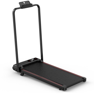 Opvouwbare loopband met 7% helling - 3-in-1 loopband Motor 2,5 pk- Walking Pad 1-8 km/u instelbaar - Oppervlak 38,5 x 90 cm - Zwart