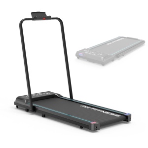 PH Fitness Loopband 10 km/u - Opvouwbare Treadmill - 1.5PK Motor - Hometrainer voor Thuis - Inklapbaar - 130 kg Draagvermogen - Bluetooth App - Compact en Opvouwbaar met Veiligheidssleutel