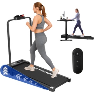 PH Fitness Loopband - 8 km/u - Incline & Handmatige Helling - Opvouwbaar / Inklapbaar - CR-B1FS - Black / Zwart - Fitshow App - Walking Pad - Loopband voor Thuis - Loopband Fitness