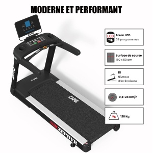 Professionele loopband - 24km/u - CARE - ZEPHYR
