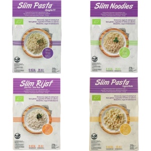Slim Pasta | Mix Caloriearme Pasta | Voordeelpakket | 4 x 270g