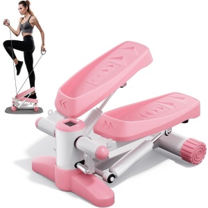 Stepper Fitness - Hometrainer - Crosstrainer Mini - Roze