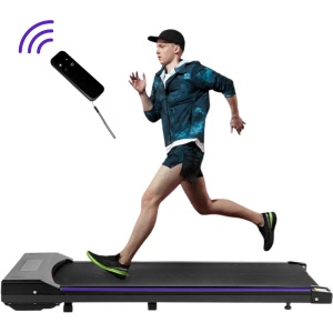 TD Compacte Wandelband - Loopband - 1-6 km/u - Afstandsbediening - Bluetooth - App - Walking Pad - Zwart/paars