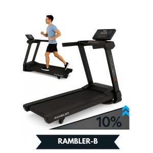 Toorx Fitness RAMBLER-B Loopband - Inklapbaar - 64 Trainingsprogramma's - 16 km/h - LED Scherm - Met Hellingsfunctie