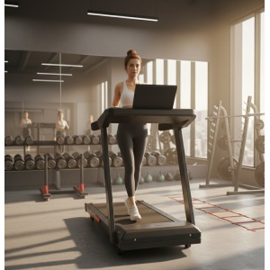Treadmill Inklapbaar met 9% Helling 12 km/u - 3.0 PK Motor - Demping - LED Display - 136 kg Belastbaar - Loopband voor Thuis - Compact & Stil - Altameubel