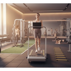 Treadmill Inklapbaar met Helling 140kg - Walkingpad met Handvat & LED-Display - Stil 0.8-8 km/u - Loopband voor Thuis & Kantoor - Met Afstandsbediening & App - 3-Traps Incline - Altameubel