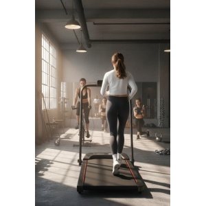 Treadmill Inklapbaar met Helling 5% - 12 km/u - 1400W Elektrische Loopband voor Thuis - Compact & Stil - LED Display - Fitness Walkmachine - Max 120 kg - Altameubel