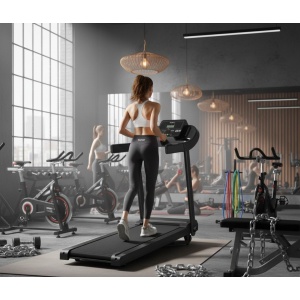 Treadmill ProFit 14 - Inklapbare Loopband voor Thuis met 15% Hellingshoek, 14 km/u, 3,0 pk/2200 W Motor, LED Display, Bluetooth App, Hartslagmonitor en 12 Trainingsprogramma's - Altameubel