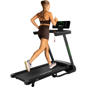 Tunturi Cardio Fit T50 Loopband - Hardloopband met bluetooth - Wandelband - 44 programma's - Inklapbaar - Walking pad - Compact - 0,8 tot 16,0 km/u - EU veiligheid gecertificeerd - Incl Gratis app