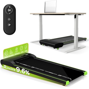 Turbotronic ST-510 Loopband Inklapbaar - Walking Pad Treadmill - Snelheid 0-6 km/u - 9.6 % Hellingfunctie - Compact & Stil - Loopband voor Thuis