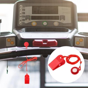 Twee veiligheidssloten en noodstopschakelaars geschikt voor de loopband