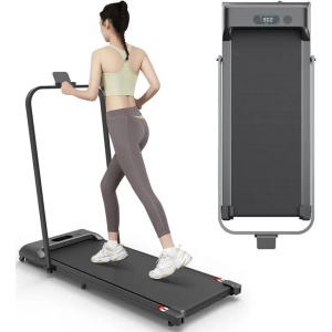 Walking Pad Grijs - Inklapbare Loopband Elektrisch tot 10 km/u - Viking Choice