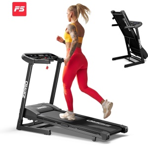 ZIPRO® Pulse Loopband Inklapbaar met Hellingfunctie | Elektrisch 1-12 km/h | LCD-Display | 12 Programma's | Bluetooth App | Hartslagmeting | Caloriemeting | Inklapbare met Helling | Treadmill voor Thuis | Opvouwbare