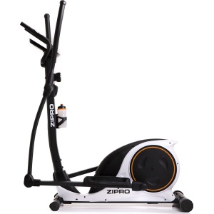 Zipro Hulk RS Magnetische Crosstrainer, Hartslagsensoren, Gemakkelijk te transporteren, Antislippedalen, Flessenhouder, Homegym, Stabiele structuur, Max. gebruikersgewicht 150 kg, zwart en wit