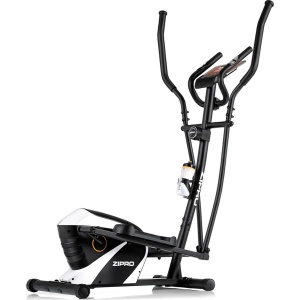 Zipro Shox RS Magnetische Crosstrainer, Hartslagsensoren, Gemakkelijk te transporteren, Antislippedalen, Flessenhouder, Homegym, Stabiele structuur, Max. gebruikersgewicht 120 kg, zwart en wit