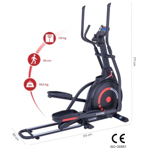 Crosstrainer ELLIXIUM FD - CARE - opvouwbaar en verbonden